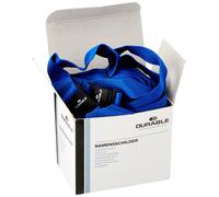 Durable 813707 - Cordoncino in tessuto, clip per combinazione con i portanome co