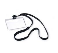Durable 813901 badge e porta badge Tessile 10 pz (Durable Name Badge 60x90mm with Black Safety Release Lanyard Includes Blank I NEW