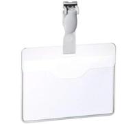 Portanomi con clip DURABLE EUROBADGE tasca aperta plastica trasparente inserto 6