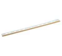 Durable 826119 Filefix, striscia adesiva, foratura universale, per documenti non forati f.to A4, 25x295 mm, trasparente, confezione da 250 pezzi