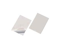 Durable 827619 Pocketfix, Tasca Adesiva, Apertura Lato Corto, No Cartoncino Inserto, 25 Pezzi, 152 x 109 mm, Trasparente