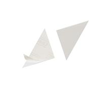 Durable 838219 Cornerfix, tasca triangolare adesiva, ideale per archiviare pagine singole o fotografie, 125x125 mm, trasparente, conf. da 100 pezzi