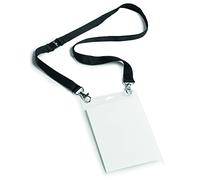 Portanome A6 per eventi - cordoncino nero - Durable - conf. 10 pezzi