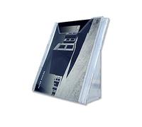 Durable 857819 - Combiboxx A4, espositore porta depliant da f.to A4 fino a f.to di 311x240 mm, da tavolo e da parete, estendibile, trasparente