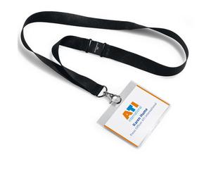 DURABLE - 8600-01 - Portanome con cordoncino - 6 x 9 cm - Durable - conf. 5 pezzi - 86899 - Conf. da 1 Pz. - 8600-01