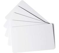 100 TESSERE BIANCHE 0,5mm x Duracard ID300 DURABLE