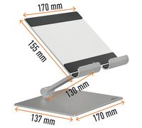 DURABLE - 8940-23 - Supporto per tablet Rise - fino a 13'' - Durable - 97836 - Conf. da 1 Pz. - 8940-23