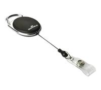 Durable BADGE REEL STYLE Bobina per badge Nero 10 pz Metallo 80 cm 8324-01