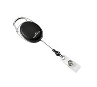 Durable Badge Reel STYLE in Black Pack of 10 Ideal for Securely Holding Name