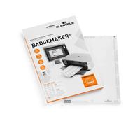 Durable BADGEMAKER Inserts 54 x 90 mm Pack of 200 Inserts Printable Name Bad