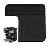 Durable Bar Mat, Flexible Silicone Coffee Pad Tray, Spill Guard with Waterproof Layer, Premium Heat Resistant Coffee Machine Mats, Counter Protector Mat with Sleek Style, Cafe Accessory Pad for Office