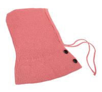 Durable Beige Women Winters Hat One-Piece Scarf Knitted Warm Hat for Outdoors