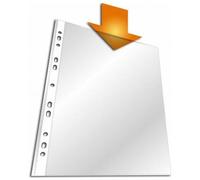 Durable - Buste Foratura Universale Ppl Standard Quality Buccia D'arancia A4 100pz