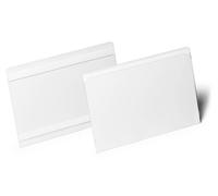 Durable Buste per identificazione adesive HARD COVER A5 orizzontale, trasparente, conf. 10