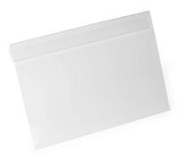 Durable Buste trasparenti con aletta HARD COVER per magazzini e logistiche, A4 orizzontale, confezione da 10 pezzi, trasparente, 116319