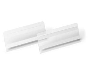 Durable Buste trasparenti con bande adesive HARD COVER per magazzini e logistiche, 150x67 mm, confezione da 10 pezzi, trasparente, 118119
