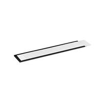 Durable C-Profile Porta Etichetta Magnetico, 5 Pezzi, carbone, 171258 | Strisce magnetiche 200x40 mm, include inserti in cartoncino e coperture, per scaffali e armadi in metallo