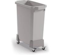 Durable Carrello per bidone DURABIN® 60L, base realizzata in PP riciclato, agganciabili tra loro, grafite, 334037