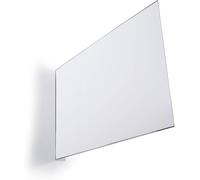 Durable Cartello da corsia a bandiera 210 x 148.5 mm, porta etichetta da scaffale A4 orizzontale adesivo, trasparente, 10 pezzi, 186019