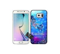 Durable Case Cover for Samsung Galaxy S6 Edge Lilo & Stitch Cartoon Design