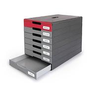 CASSETTIERA 7 CASSETTI IDEALBO 7763-03 X PRO 7 ROSSO DURABLE