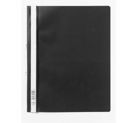 Durable Clear View A4 Document Folder Black Transparent Front Cover Pack of