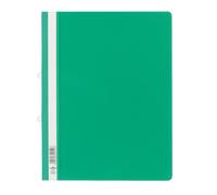 Durable Clear View A4 Document Folder Green Transparent Front Cover Pack of