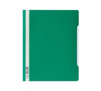 Durable Clear View Folder/Report File A4, Green, Extra Wide, Pack of 50, 257005