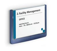 Durable Click Information Sign 149 x 105.5 mm Dark Blue Door and Wall Sign I