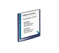 Durable Click Information Sign 149 x 148.5 mm Dark Blue Door and Wall Sign I