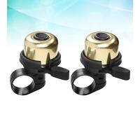 Durable Copper Bike Bell 2Pcs Mini Bell for Bike Safety on Trails and Roads