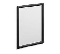 Durable Cornice a scatto in alluminio A3, fissaggio con bande biadesive o viti, 1 pezzo, nero, 479701