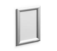 Durable 479523 - Cornice pieghevole in alluminio A5, per incollare/viti, 1 pezzo, argento anodizzato, 479523