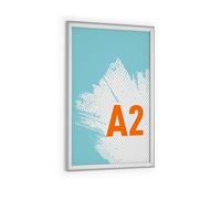Durable Cornice a scatto in alluminio OUTDOOR A2, resistente alle intemperie, impermeabile e resistente ai raggi UV, fissaggio tramite viti o bande biadesive, 1 pezzo, argento, 504623