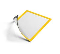 DURABLE 486904 - Telaio informativo, A4, magnetico, giallo, 5 pezzi