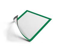 DURABLE 486905 - Telaio informativo, A4, magnetico, verde, 5 pezzi
