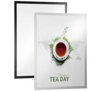 Durable Cornice espositiva Duraframe Poster 50x70 cm, argento, 505423 | Per superfici lisce e rigide, facile sostituzione inserto, bifacciale, rimovibile e riposizionabile, in PP, Made in Poland