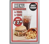 Cornice adesiva Duraframe® Poster A1 59,4x84,1cm argento 5055-23 DURABLE