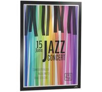 DURABLE 505301 - Telaio informativo, A2, autoadesivo, apribile, nero