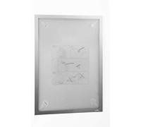 Durable 484423 Duraframe Wallpaper A3, Cornice Espositiva per Superfici Delicate, per Documenti f.to A3, 323x446 mm, Argento