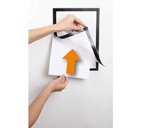 cornice adesiva - duraframe wallpaper - a4 - 21x29,7 cm - nero - durable