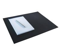 Durable Desk Mat Leather in Black 42 x 30 cm Hand Stitched Premium Desk Mat