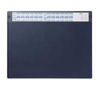 Durable Desk Mat with Annual Calendar Dark Blue 65 x 52 cm Pack of 1 Anti-