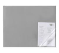 Durable Desk Mat with Edge Protector in Grey 65 x 50 cm Pack of 1 Includes