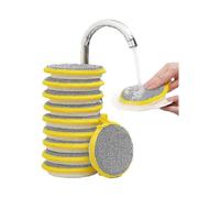 Durable Double-sided Dishwashing Sponge, Reusable Sponge Pad,10pcs 25-26s