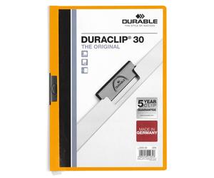 Durable DURAClip 30 A4 Clip Folder Holds Up to 30 Sheets of A4 Paper Robust
