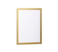 Durable DURAFRAME Self-Adhesive Magnetic Frame A4 Format In Gold Pack of 2 F