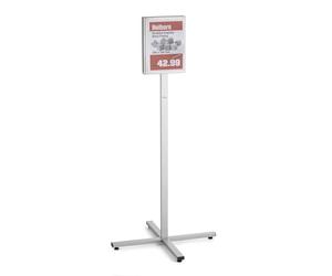 Durable Espositore da pavimento OUTDOOR A4, incl. 2 buste impermeabili magnetiche, resistente alle intemperie e con stabilizzatore UV, grigio antracite, 502057
