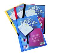 Durable Euroclip Files with Clear Front Cover - Dark Blue (25 Pack) 10705DR