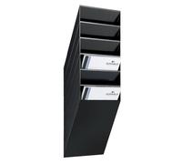 Durable - Flexiboxx 6 A4, espositore da parete, f.to A4 verticale, 6 comparti, 240x690x135 mm, nero (cod. #1709760060)